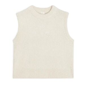 Arket cream alpaca blend Sleeveless vest